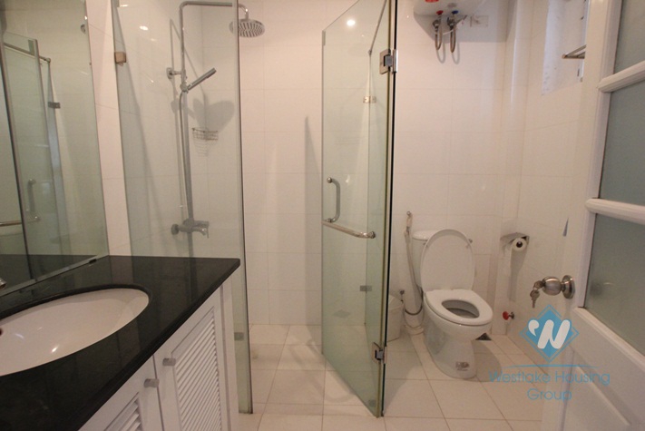 Bright duplex apartment for lease in Westlake area, Hanoi, fully furnished.